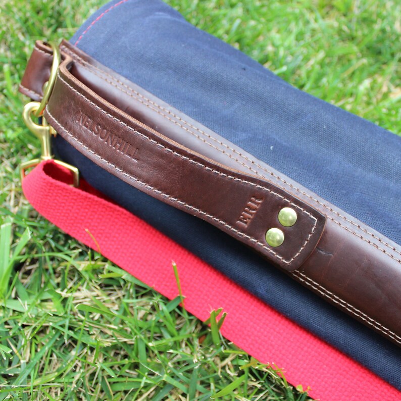 Leather Golf Bag Sunday Golf Bag Personalized Handmade Golf Gifts Made