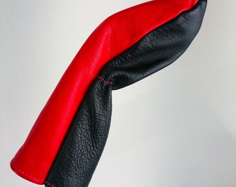 Custom Leather Golf Headcovers | Driver, Fairway & Hybrid Club Covers | Personalized Golf Gift Set | Full-Grain Leather | Handmade in USA