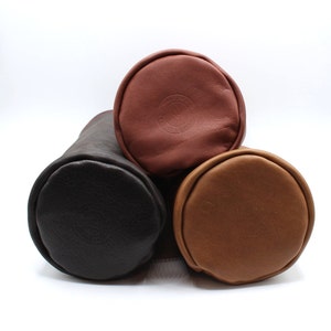 Leather Golf Headcovers | Barrel Driver & Fairway Custom Club Covers | Personalized Golf Gifts | Full-Grain Leather | Handmade in USA