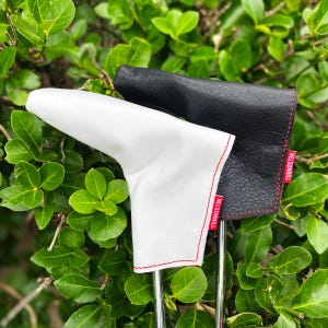 Leather Golf Putter Covers | Custom Putter Headcover | Personalized Golf Gifts | Full-Grain Leather | Handmade in USA