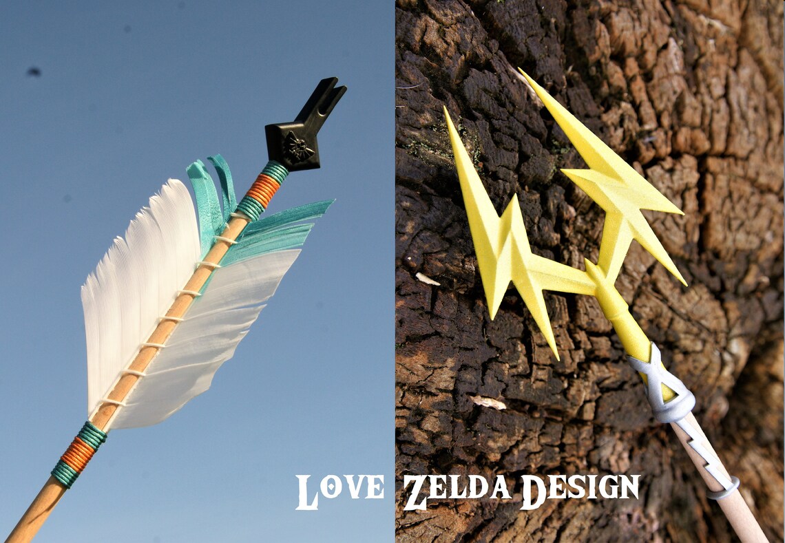 Zelda SHOCK Arrow Handmade Breath of the Wild BOTW / Age of Etsy