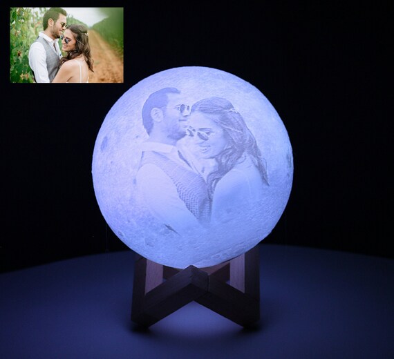 Customized moon 2024 lamp with picture