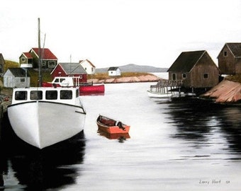 Untitled - Limited Edition Print by Newfoundland Artist Larry Hart