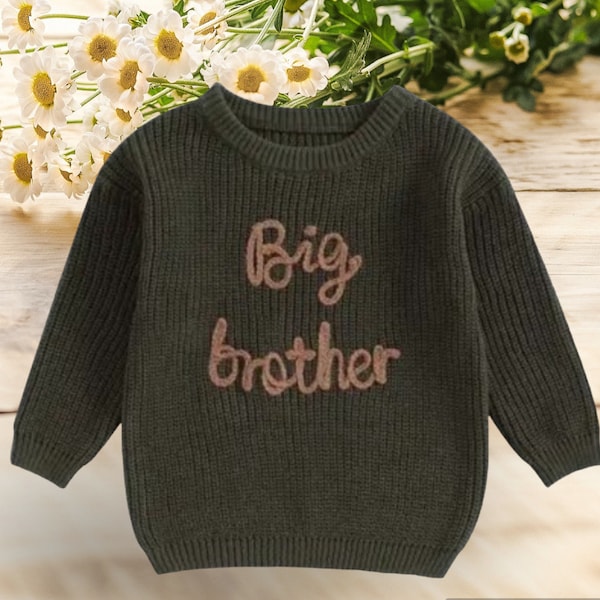 Big Brother Embroidered Knit Jumper