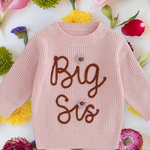 Big Sis Embroidered Knit Jumper image 1