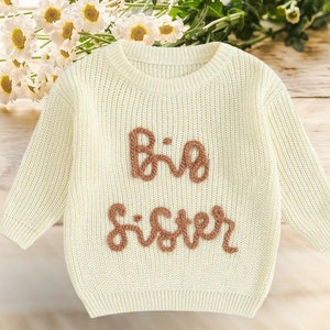 Big Sister Embroidered Knit Jumper