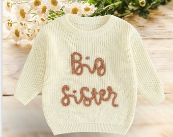 Big Sister Embroidered Knit Jumper