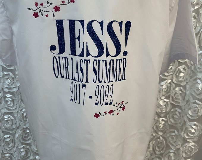 Personalised Glitter Mamma Mia Our Last Summer School Leavers Signing