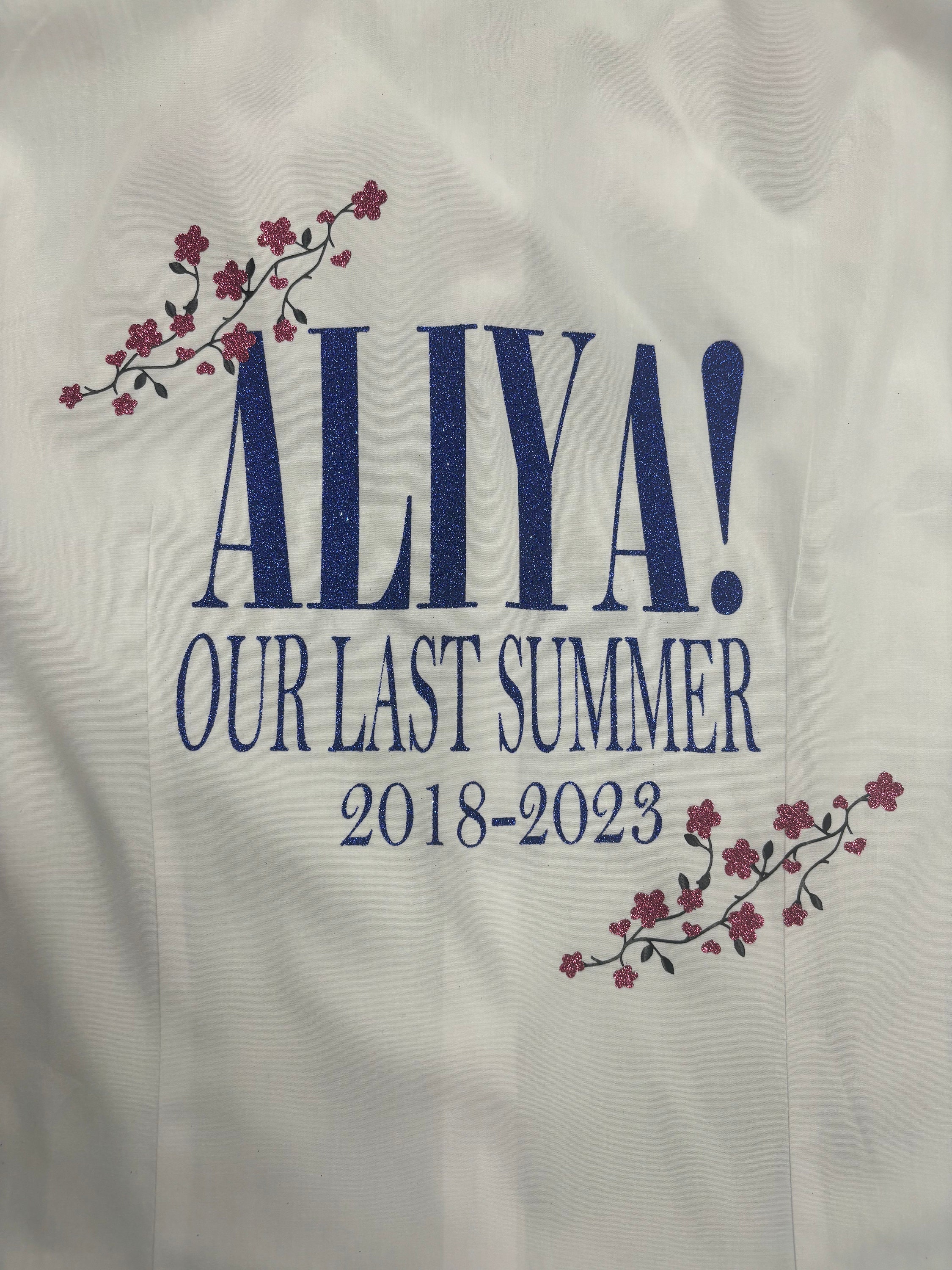 Personalised Glitter Mamma Mia Our Last Summer School Leavers Signing