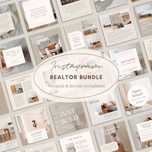 Real estate social media templates, Real estate templates, Real estate marketing, Real estate instagram post, Realtor social media posts