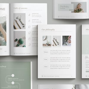 Wellness ebook template canva, Workbook template canva, Canva ebook template, Canva course template, Coaching template, Course creator ebook