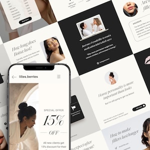 Botox and filler templates, Nurse injector instagram post, Botox template, Nurse injector templates, Medspa template, Aesthetics templates