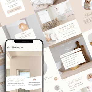 Real estate social media templates, Real estate templates, Real estate marketing, Real estate instagram post, Realtor social media posts