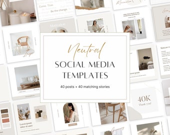 Interior design template Minimal instagram templates Home decor marketing Interior social media Interior Instagram posts Canva templates