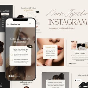 Nurse injector instagram post, Botox template, Botox and filler templates, Nurse injector templates, Medspa template, Aesthetics templates