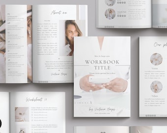 Ebook Vorlage Canva, Workbook Vorlage Canva, Canva eBook Vorlage, Canva Kurs Vorlage, Coaching Vorlage, Kursersteller Ebook