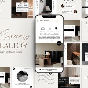 Real estate social media templates, Real estate templates, Real estate marketing, Real estate instagram post, Realtor social media posts