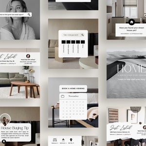 Real estate Instagram template Real estate story template Real estate marketing Realtor social media content Realtor Instagram feed Canva image 6