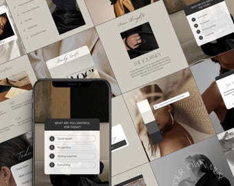 Dark aesthetic instagram template, Beige instagram post, Fashion instagram template, Aesthetic social media templates, Aesthetic template
