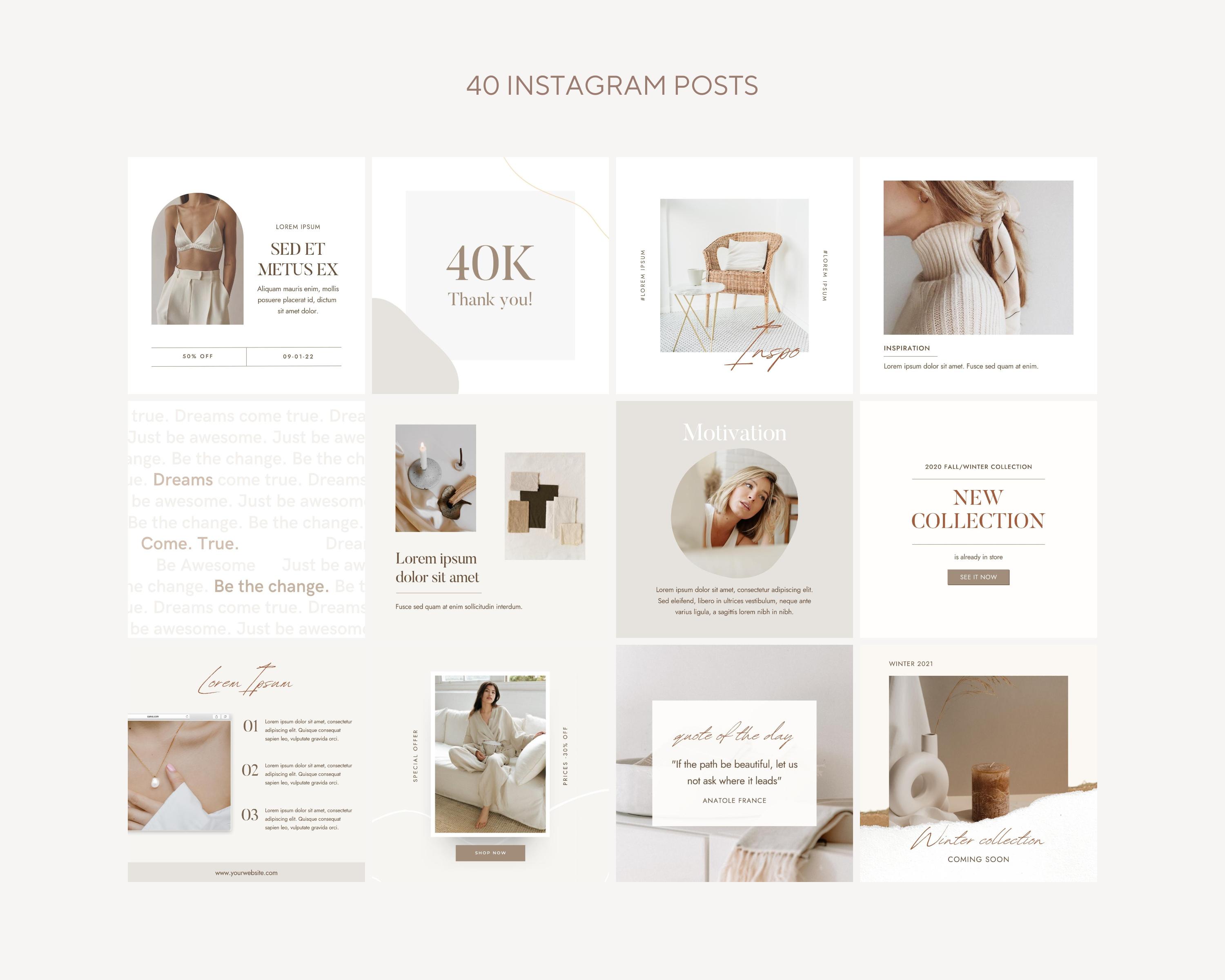 Interior Design Template, Interior Design Instagram Templates, Home ...