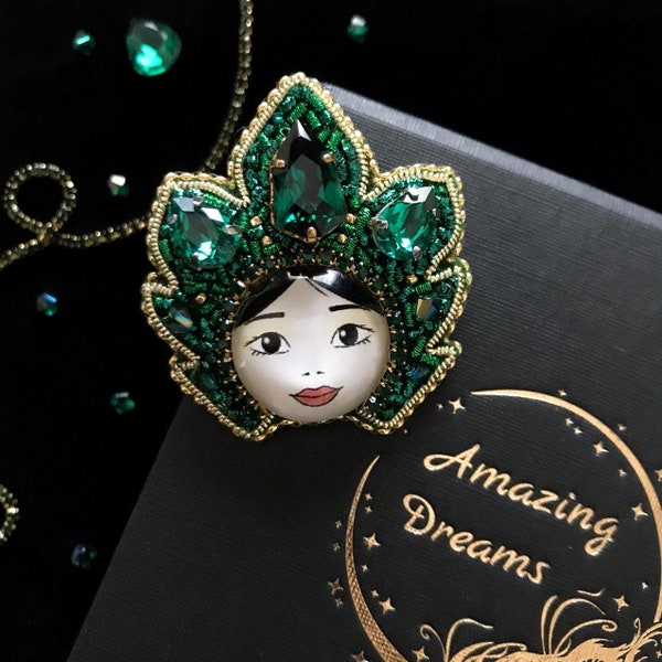 The Mistress of the Copper Mountain brooch