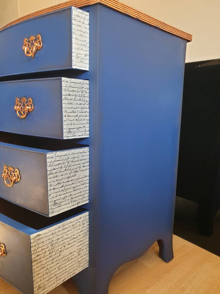 Refurbished Antique Chest of Drawers Etsy UK
