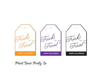 Trick or Treat/Happy Halloween Gift Tags_Digital Download