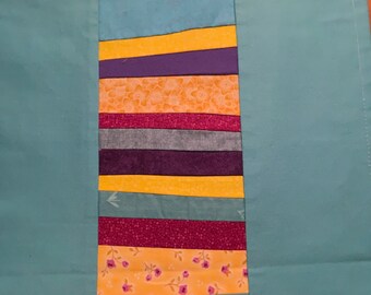Tischläufer  Tischset türkis Patchwork modern