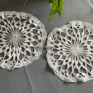 lace doily old crochet bobbin lace knitting lace