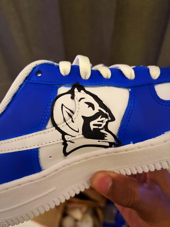Hand Painted College Team AF1 Sneakers Custom Sports Apparel