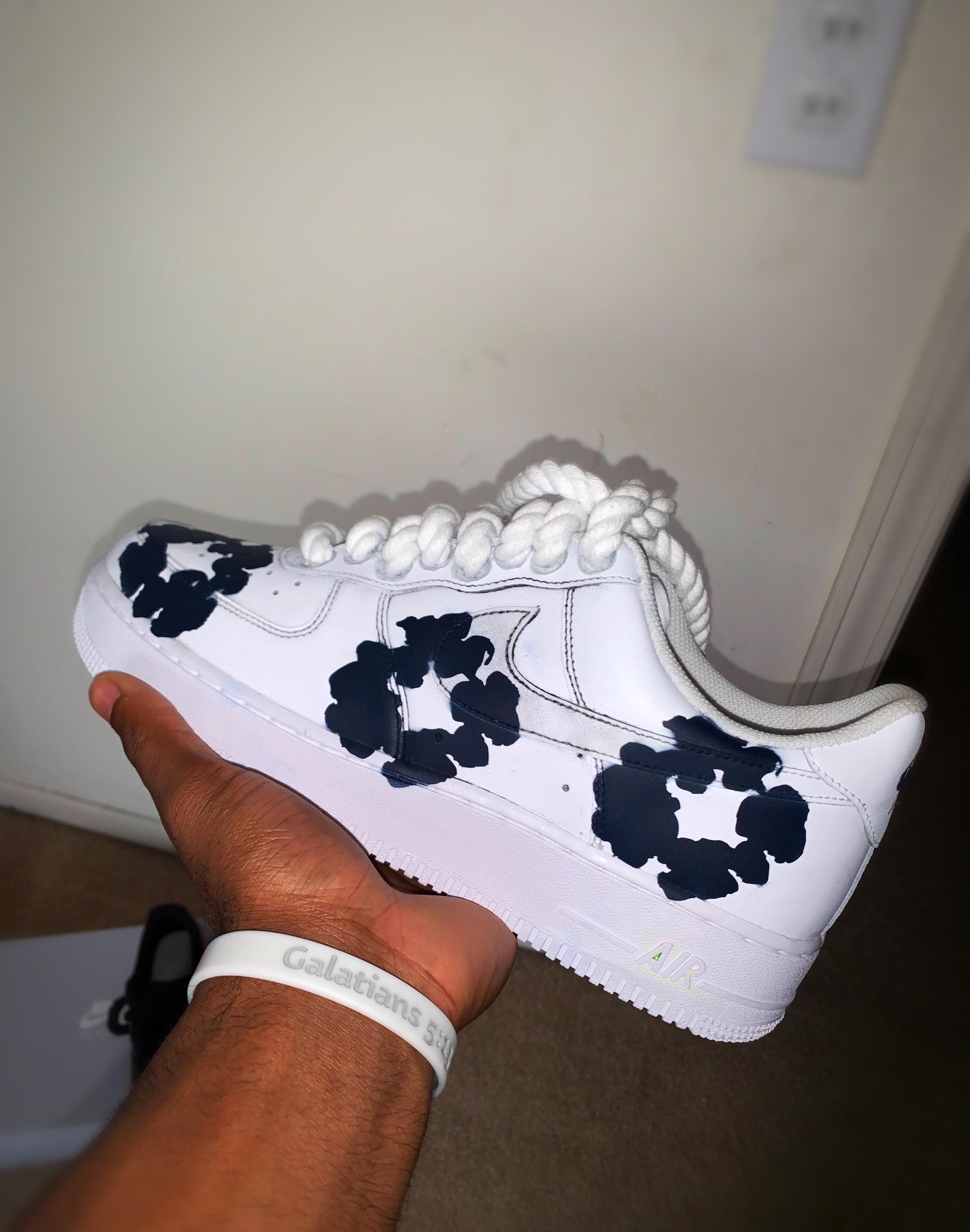 ロープフォース Nike air force 1 custom rope laces - Etsy 日本