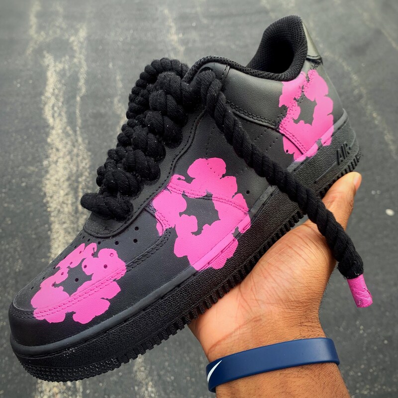 Pink Rope Laces Af1 Rope Laces Air Force 1 - Etsy