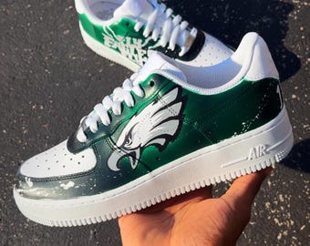 Custom NFL Team Sneakers: Hand-Painted Sports Apparel, personalized sneaker, gift for him,