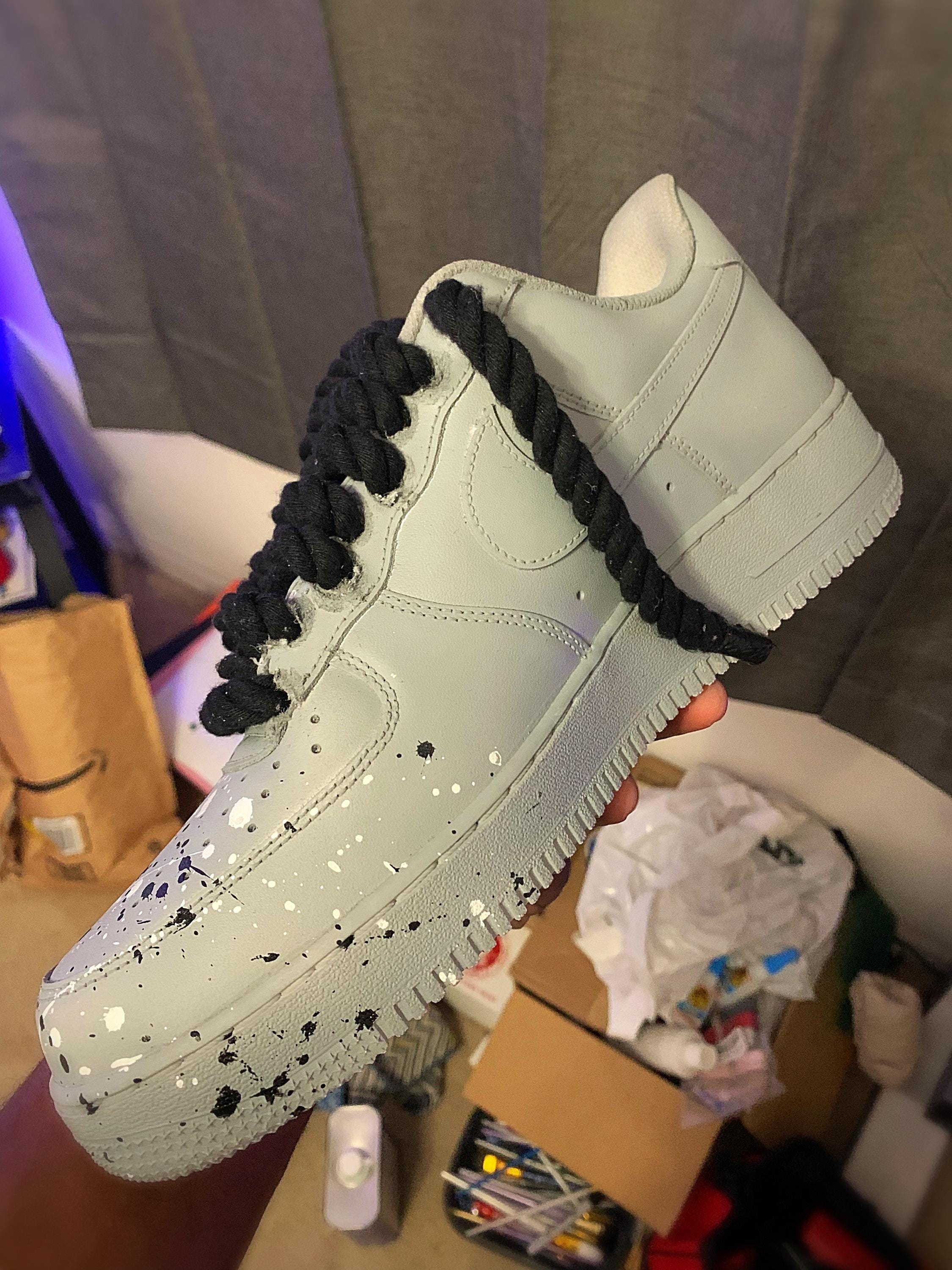 Custom Splatter Paint AF1 Sneakers: Hand-painted Designer Shoes - Etsy ...