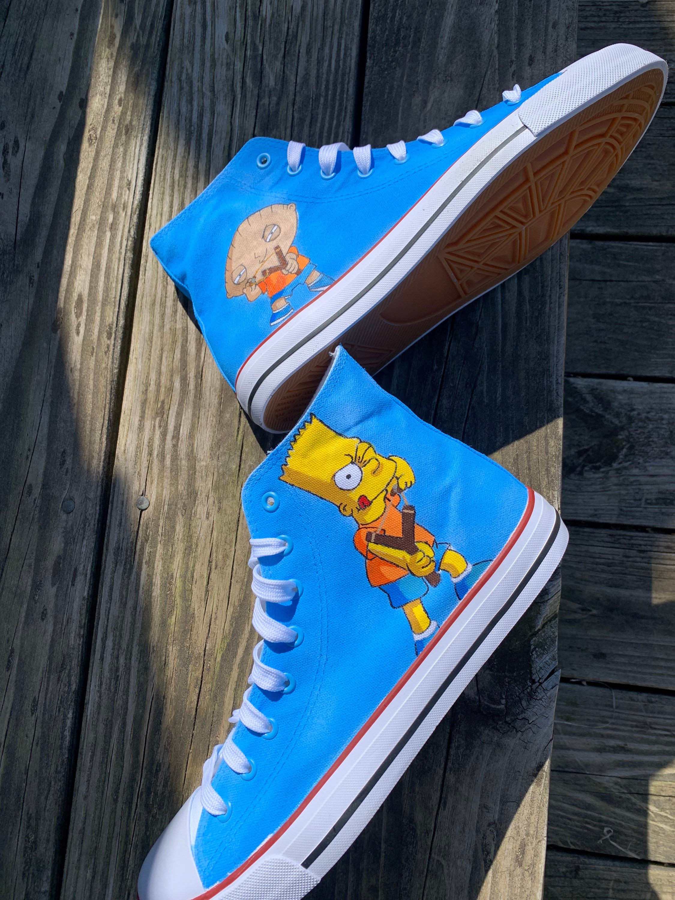 Bart Simpsons Nike Cortez Custom