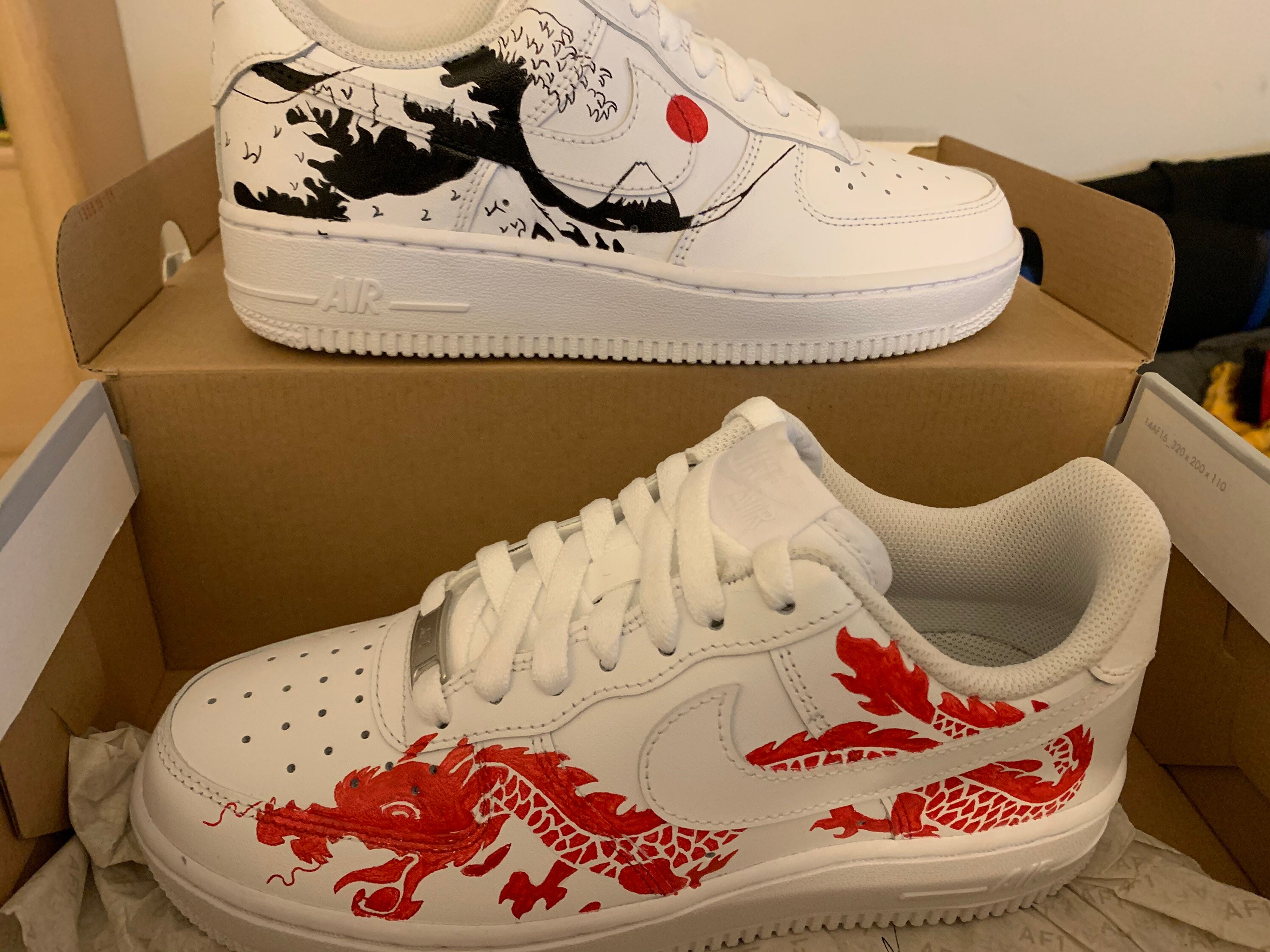 custom dragon af1