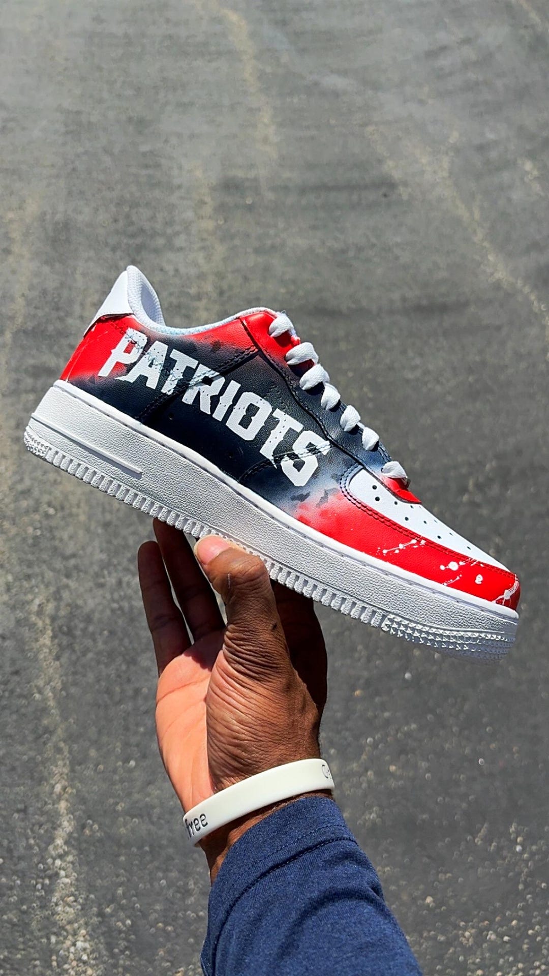 Custom NFL Team Sneakers: Hand-painted Sports Apparel - Etsy