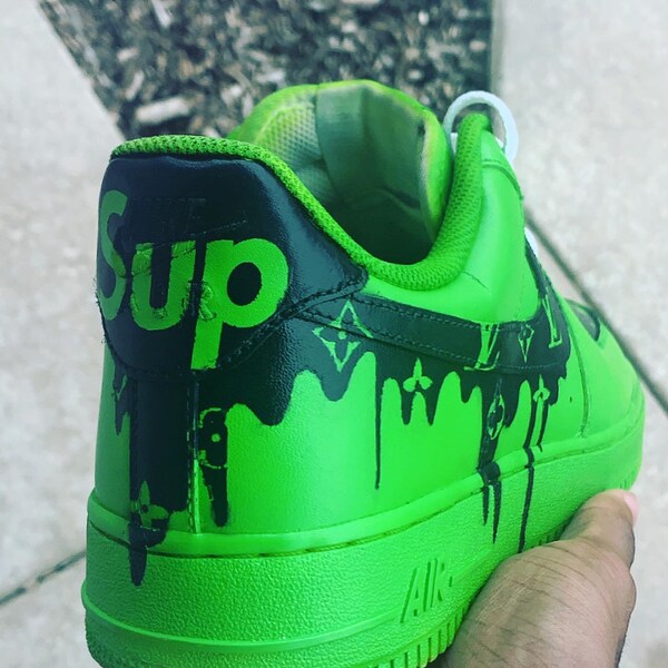 custom slime air force 1