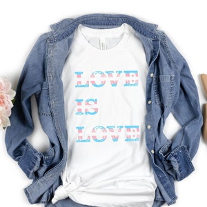 transgender pride shirt | love is love trans pride shirt | lgbt clothing | transgender shirt | transgender clothing | gay pride tshirt T002