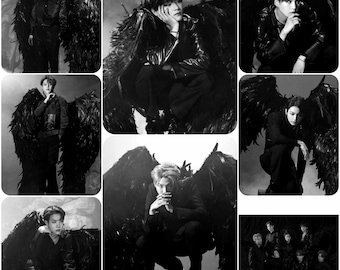 Bts Map of the soul 7 photo sketch, BTS collection, BTS group merch, bts ot7 photo, Bangtan boys, army merch, bts photocards