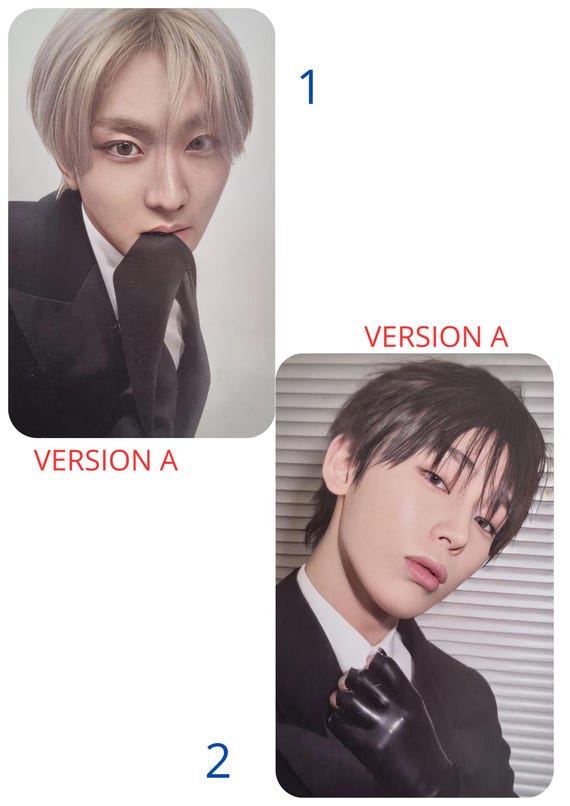 Enhypen DESIRE UNLEASH - Weverse Album Ver A and Ver B, Kpop Fan
