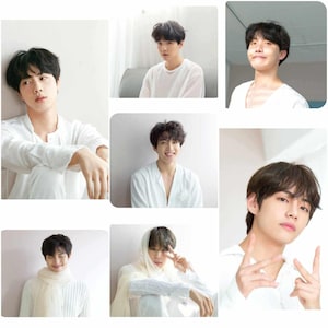 Ama te stesso: set di schizzi fotografici Tear 1, collezione BTS, merchandising del gruppo BTS, foto bts ot7, ragazzi Bangtan, merchandising dell'esercito, cartoline fotografiche bts