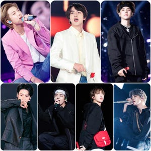 Tour "Love Yourself Speak Yourself" dei BTS, collezione BTS, merchandising del gruppo BTS, foto dei BTS OT7, ragazzi Bangtan, merchandising dell'esercito, cartoline fotografiche dei BTS