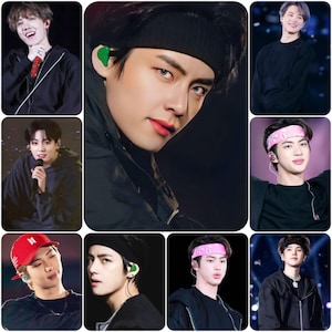 BTS 'love yourself speak yourself tour', BTS-collectie, BTS-groepsmerchandise, bts ot7-foto, Bangtan Boys, legermerchandise, bts-fotokaarten