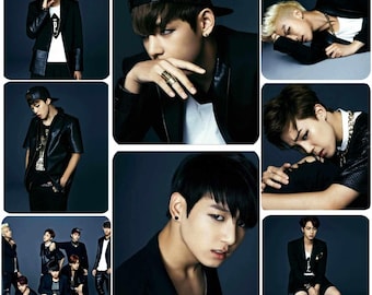 Dark and wild concept shoot, BTS collection, BTS group merch, bts ot7 photo, Bangtan boys, army merch, bts photocards
