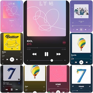 BTS Filler cards, collezione BTS, merchandising del gruppo BTS, foto bts ot7, Bangtan boys, merchandising dell'esercito, photocard bts
