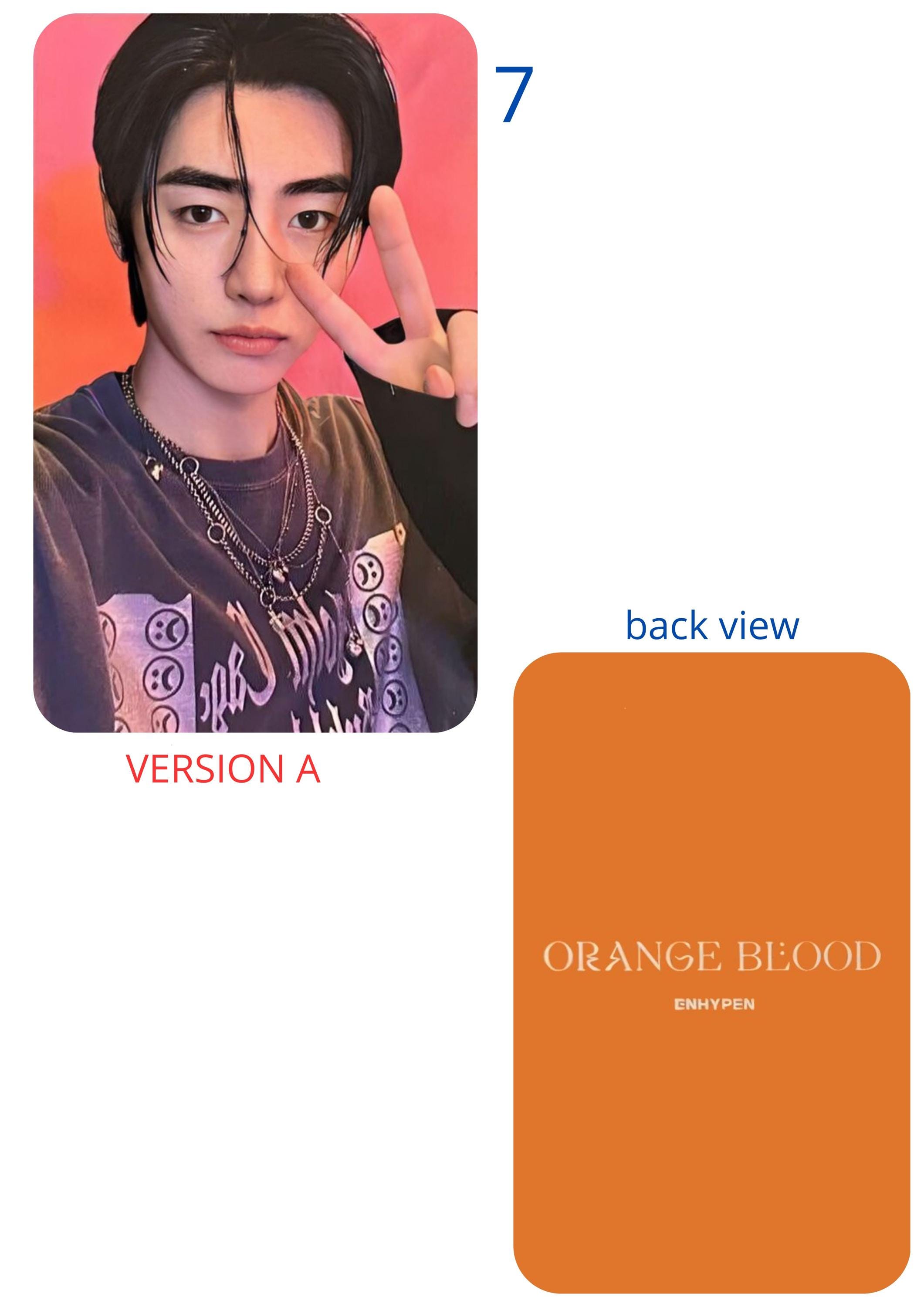 ENHYPEN Orange Blood Ksana Ver A and B, Kpop Fan Gifts, Kpop Fan