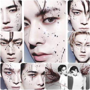 Foto del concept del sesto mini album degli Enhypen "DESIRE: UNLEASH" - parte 2, cartoline fotografiche degli Enhypen, cestino pasquale kpop, cartoline fotografiche kpop
