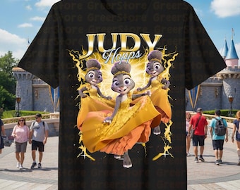 Judy Hopps Shirt, Zootopia Characters T-Shirt, Nick Judy Tee, Zootopia 2 2025 Outfit, Family Trip Shirt