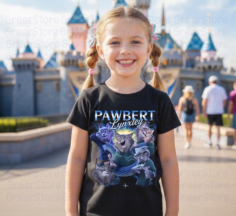 Pawbert Lynxley Shirt, Zootopia 2 2025 Characters Tee, Disneyland Family Trip Outfit, Vintage 90s image 3